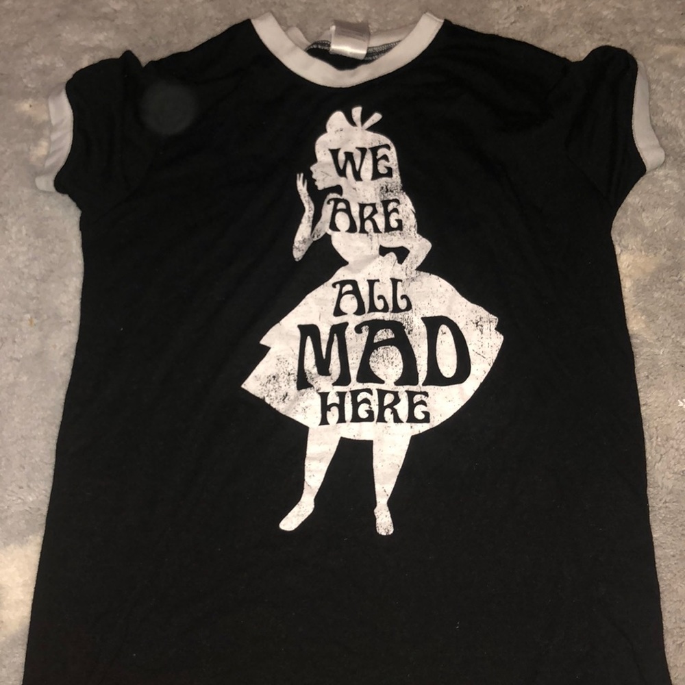 Alice aim wonderland shirt